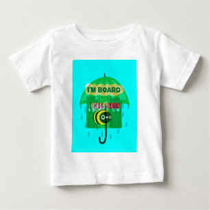 Regndags Roligt: Böns perspektiv. "Jag är ombord" T-shirt