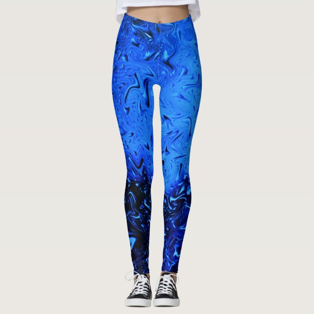 Regndroppar av Shirley Taylor Leggings (Framsida)