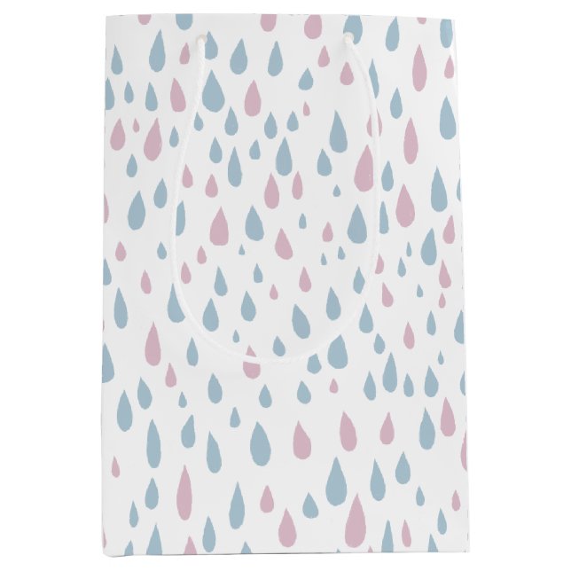 Regndroppar, babystöttgåva (Framsidan)