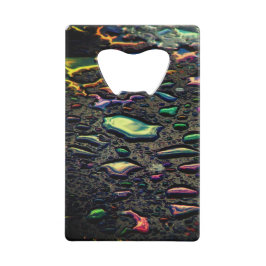 Regndroppar Kreditkort Flasköppnare