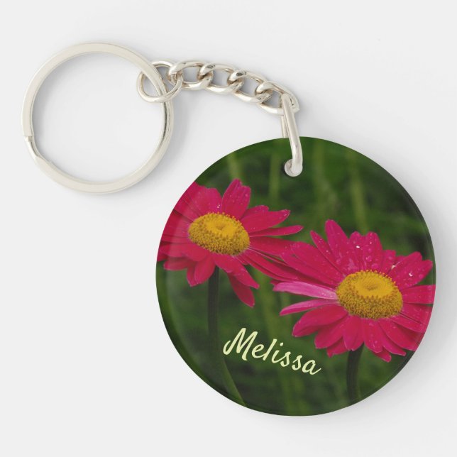 Regndroppar på Personligen för Bright Rosa Daisy   (Framsidan)