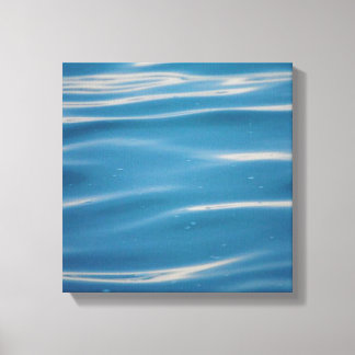 Regndroppar på Sjö Michigan Canvastryck