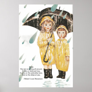Regnet regnar poster