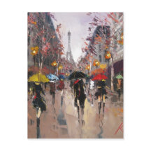 Regnig dag i Paris