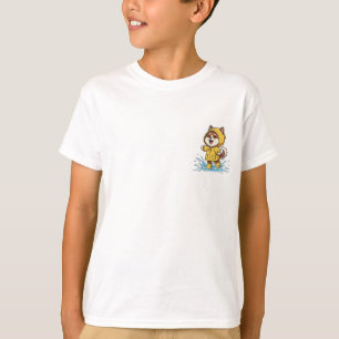 Regnig Dag Shiba Valp Barn T Shirt