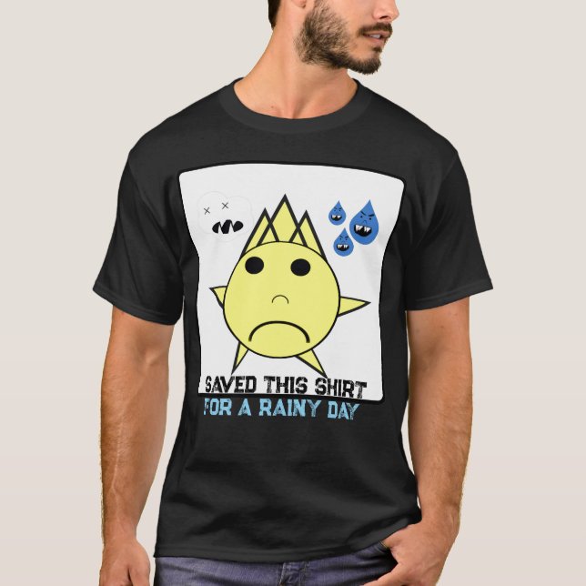 Regnig Dag : Skullnskin Grafik  T Shirt (Framsida)