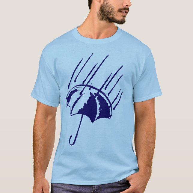 Regnig dag t-shirt (Framsida)