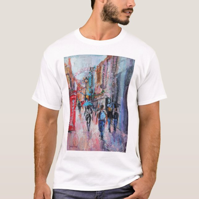 Regnig dagCarnaby gata Tee (Framsida)