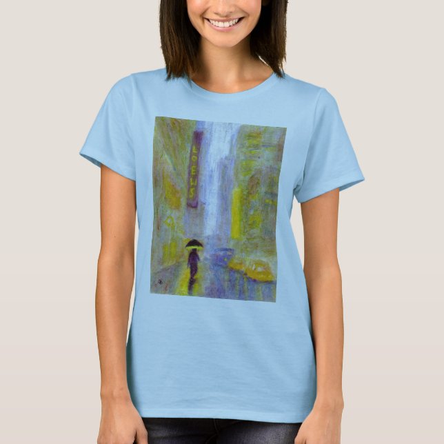 Regnig daggata, Women'sT-Skjorta/skjorta T Shirt (Framsida)