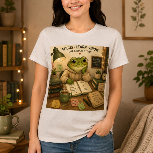Regniga Dagar Mysiga Dagar Groda Läsning Bok Långä T Shirt