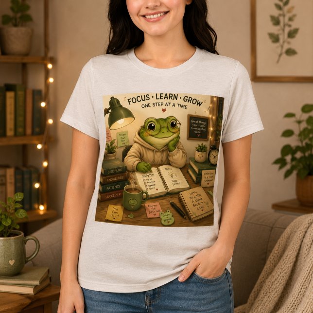 Regniga Dagar Mysiga Dagar Groda Läsning Bok Långä T Shirt (Skapare uppladdad)