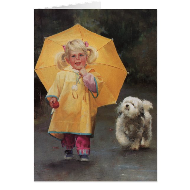 Regniga dagPals Hälsningskort (Framsidan)