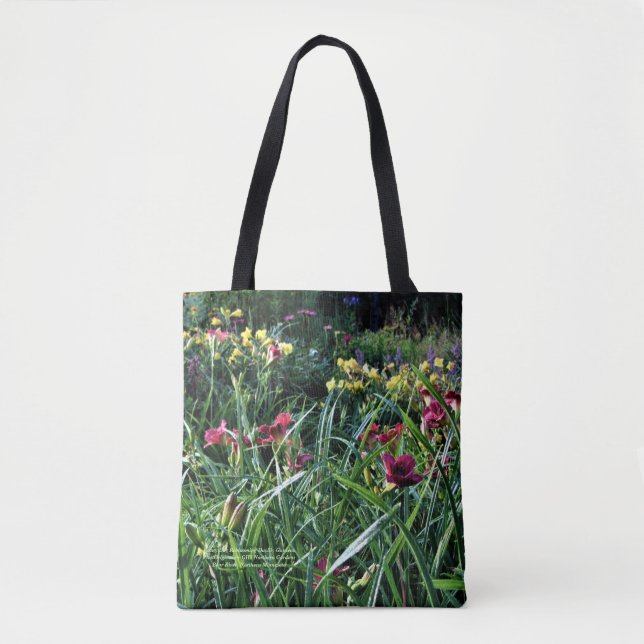 Regniga trädgårdar för dagReblooming Daylily Tygkasse (Framsida)
