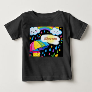 Regniga Vibrationer Endast Söt Baby T-Shirt