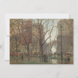 Regnigt Dag, Madison Square, New York, Paul Cornoy