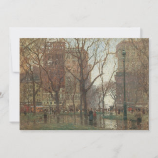 Regnigt Dag, Madison Square, New York, Paul Cornoy
