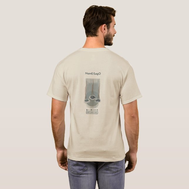 regnkontrollmätare t-shirt (Hel baksida)