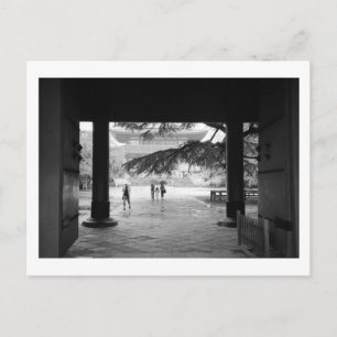 Regnperiod: Zojoji-tempel, Tokyo Vykort