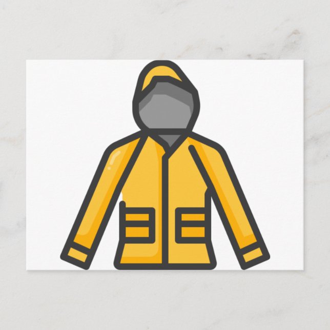 regnrock vykort (Framsida)