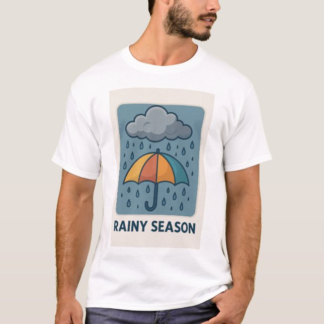 Regnsäsong T Shirt (Framsida)
