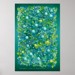 "REGNSKOG" by: Robert Singletary Poster