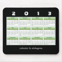 Regnskog Grön 2013 Kalender Musmatta