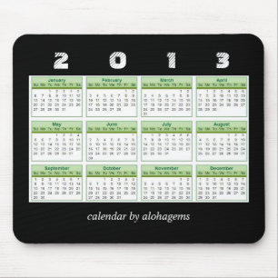 Regnskog Grön 2013 Kalender Musmatta