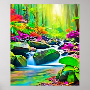Regnskog: Vivid Scene Poster