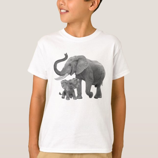 REGNSKOGENS ELEFANTER T SHIRT (Framsida)