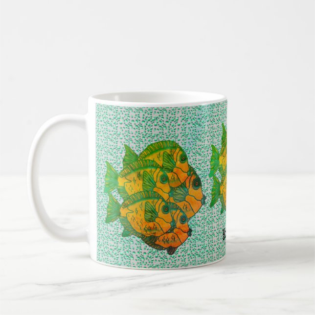 Regnskogs Fiskar Kaffemugg (Vänster)