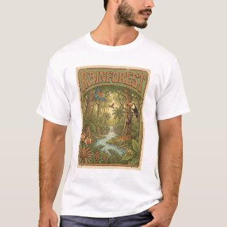 regnskogs retrodesign t shirt