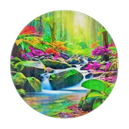 Regnskogsflod: Livfull Scen