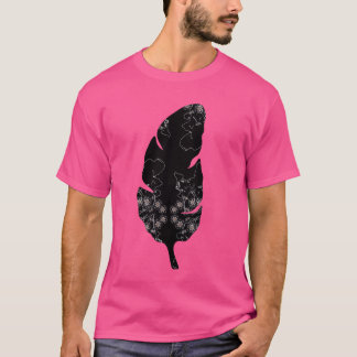 Regnskogsrevival: Biomorphic Löv Art T Shirt