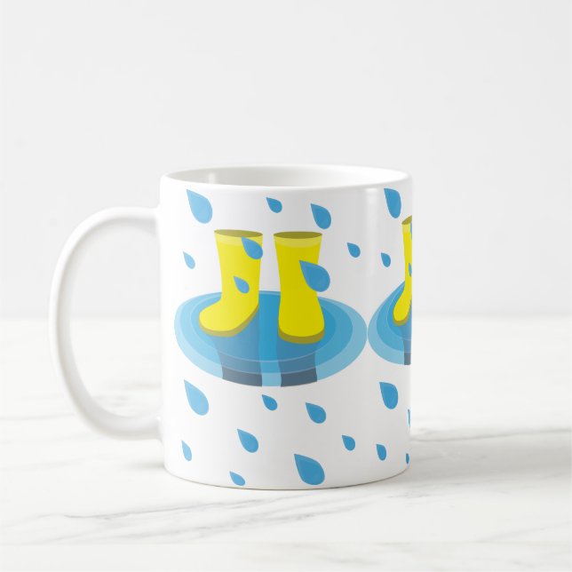 Regnstövlar Kaffemugg (Vänster)
