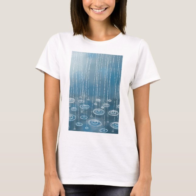 Regnväder T Shirt (Framsida)