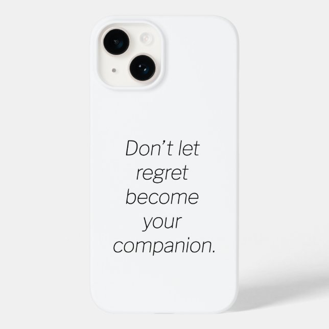 Regret iphone case (Baksida)