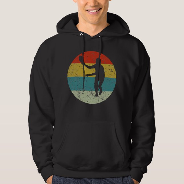 Regrugby för Retro vintage Hoodie (Framsida)