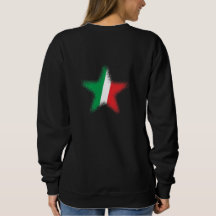 Regular Italiensk Flagga Graffiti Star Graphic T-S