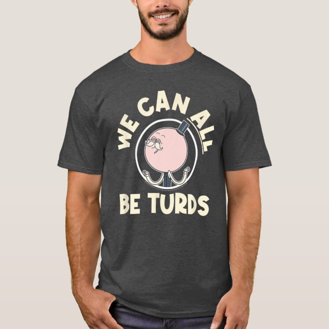 Regular Show Pops We Can All Beurds Funny Cartoon  T Shirt (Framsida)