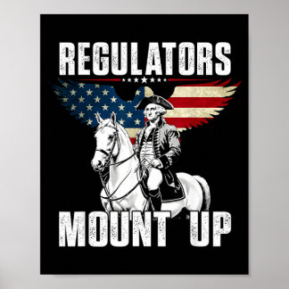 Regulatorer Roligt 4:e Juli Självständighetsdag Poster