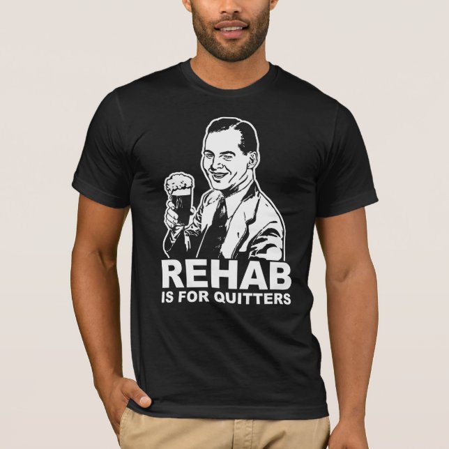 Rehab är för kvittrar t-shirt (Framsida)