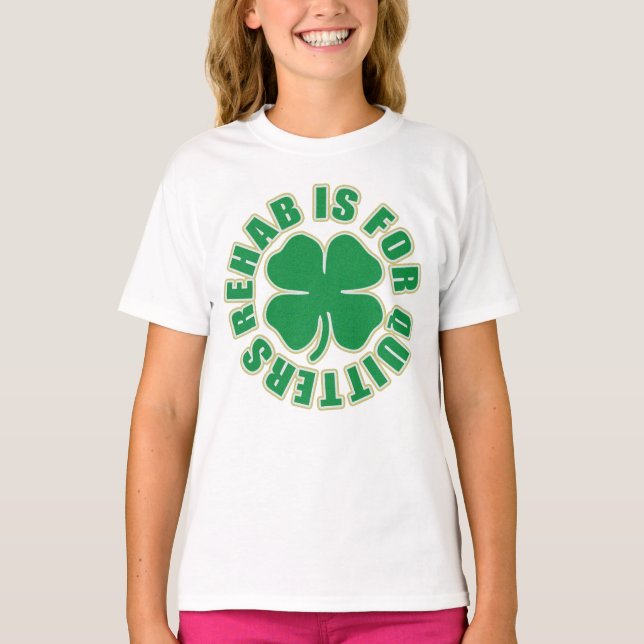 Rehab är för Quitters T-shirt (Framsida)