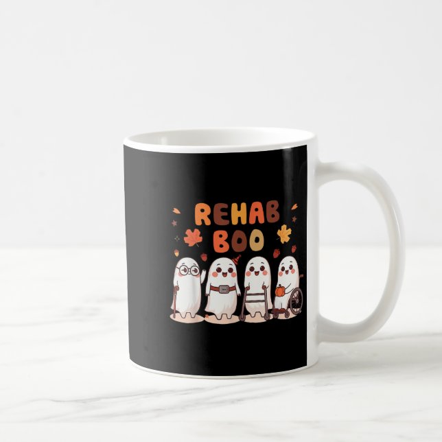 Rehab Boo Halloween Fun Ghost Physical Therapy Ot  Kaffemugg (Höger)