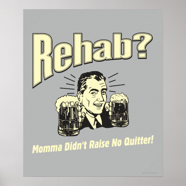 Rehab: Mamma gav ingen kvitter Poster (Framsidan)