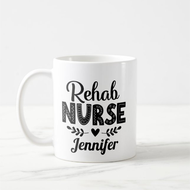 Rehab Nurse Apprecision Gift Kaffemugg (Vänster)