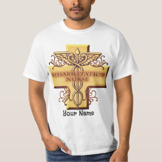 Rehab Nurse Caduceus T Shirt