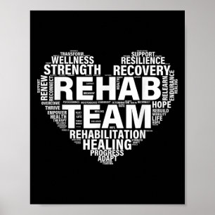 Rehab Team PhysiTherapy Rehabilitation Awarene Poster