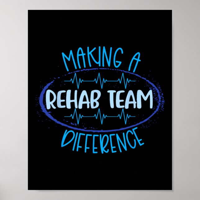 Rehab-teamet Skapar en skillnad i T OT Slp-terapi  Poster (Framsidan)