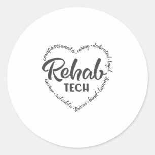 Rehab-teknik, rehabilitering, rehab runt klistermärke