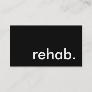 rehab. visitkort